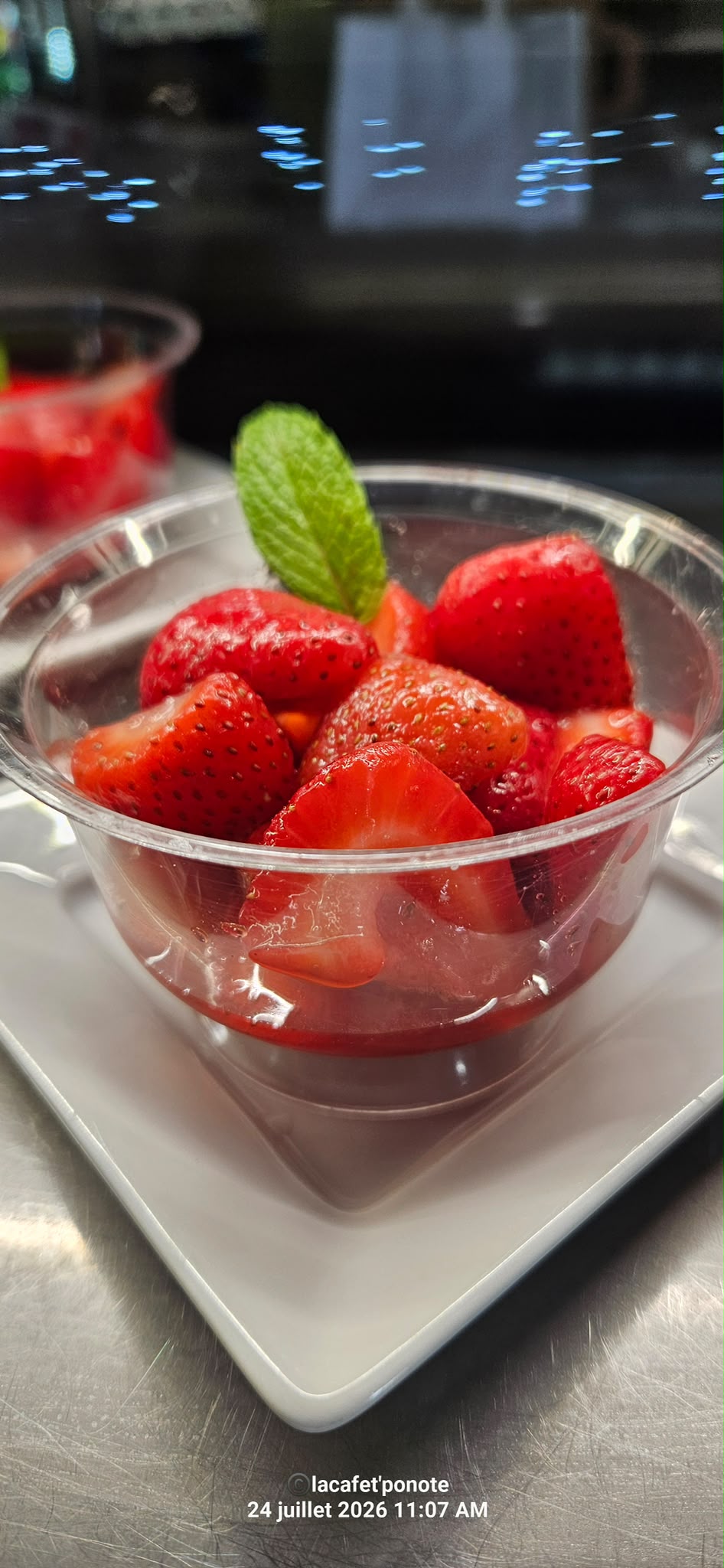 Verrine de fruits